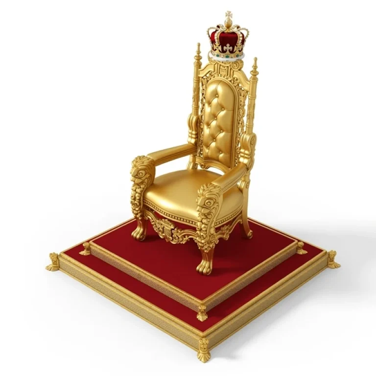 gold-rich-king-chair-platform-600nw-2660357455